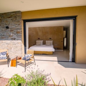 Photo 24 - Superbe villa in Ramatuelle  - Chambre ouverte sur le jardin 