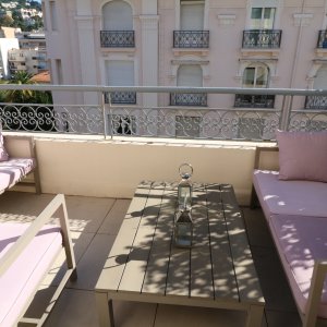 Photo 3 - Dernier étage 100 m² de terrasse sur un 3 chambres au centre de Cannes - Balcon